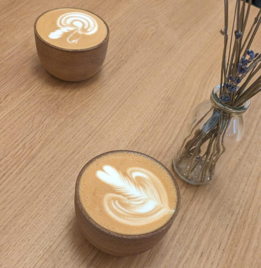 Origin Coffee Edinburgh - specialty coffee and exposed brick interior